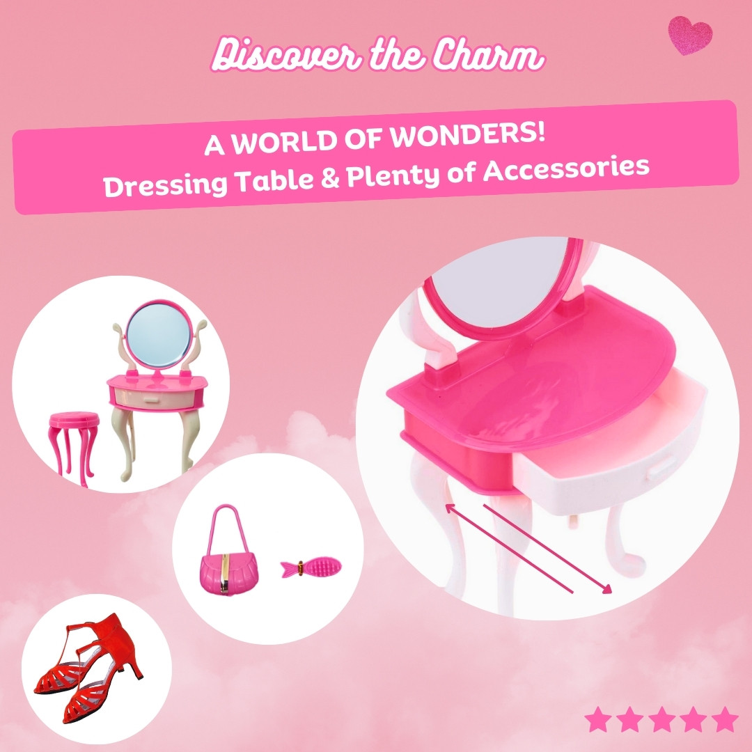 Deluxe Barbie Doll Playset Bundle Complete Collection with