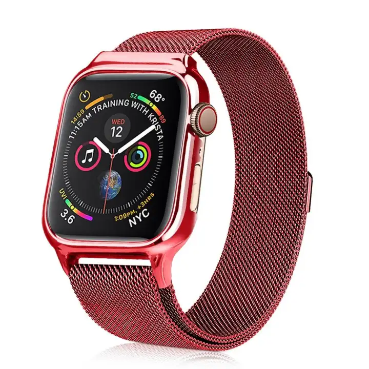 apple watch series 4 stainless steel with milanese loop