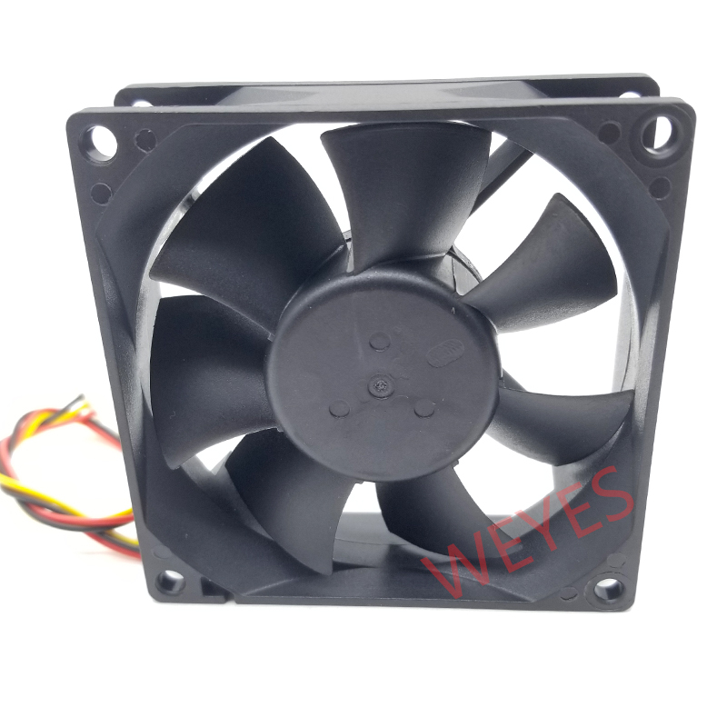 NEW DWPH EFC-08E12D-EF05 DC 12V 0.4A 80x80x25mm 3-wire Server Cooling Fan. 