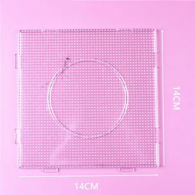 Novo Seleção De 5 Tipos De Construção De Tempo 2,6mm Perler Beads Template Pegboard For Hama Tool Diy Educational Puzzle Beadbond Toy I.310062571