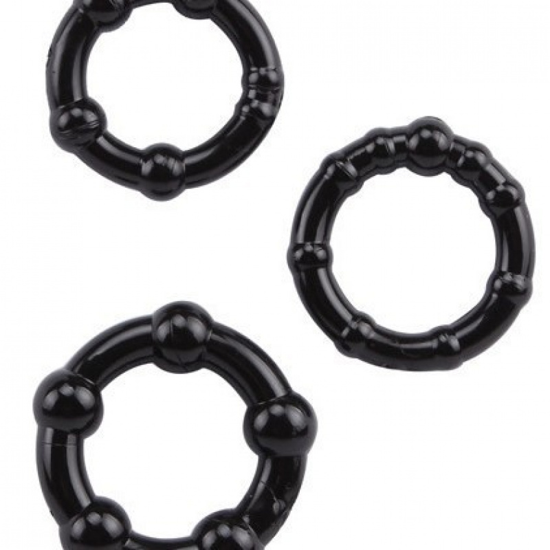 18 + Men's Delay Ring 3Pcs Set Transparent Horseshoe Ring Silicone Penis for Men Delay Ring Sex Toys for Men Adult Toys. 