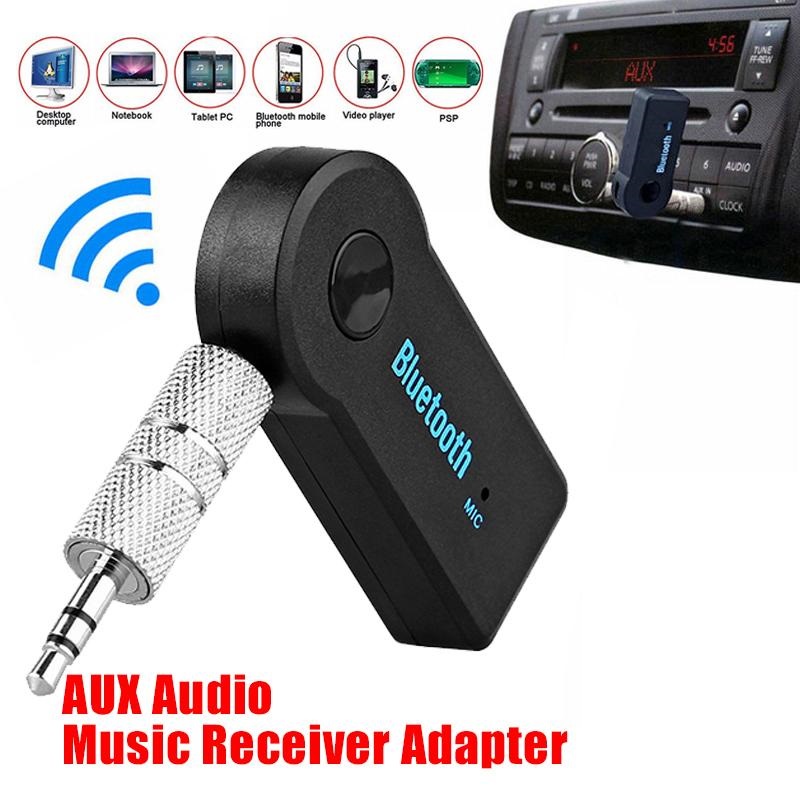 Car Wireless Bluetooth AUX Audio Music Receiver Adapter with inbuilt