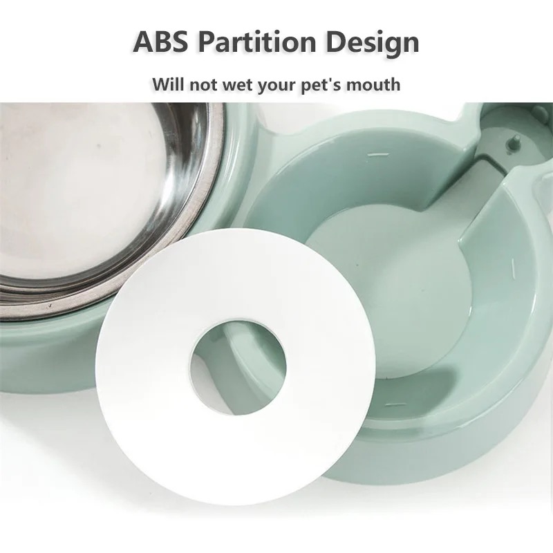 2-in-1 Pet Automatic Water Dispenser Food Bowl Dog Cat Rabbit Drinking Bowl Pets Food Bowls Food Dish Pet Feeders Auto Water Feeder Dog Bowl Feeder Travel Bowl Dog Plate Pet Plate Pets Food Bowl Dog Dish Pet Dish Food Grade Plastic Food Container Storage. 