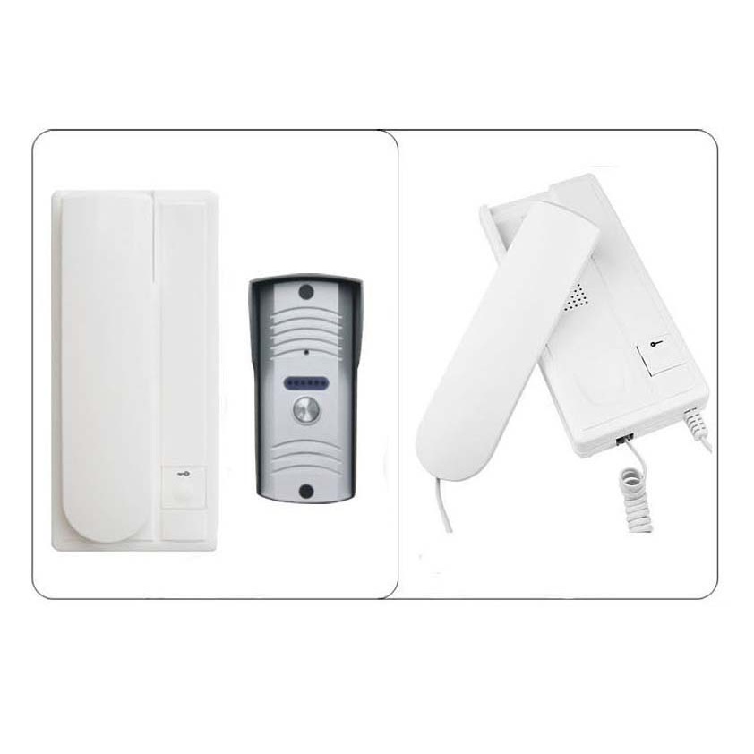 Wired Audio Doorphone Intercom Systemwith Electronic Door Lock Unlocking - ZDL-3207C. 