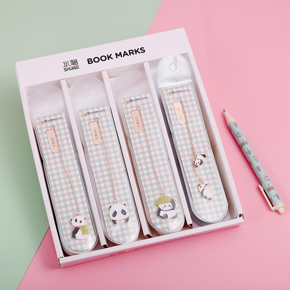 Unique Bookmark Design Meteor Rabbit Bookmark Panda Bookmark Rocket Bottle Bookmark Cat-shaped Bookmark. 
