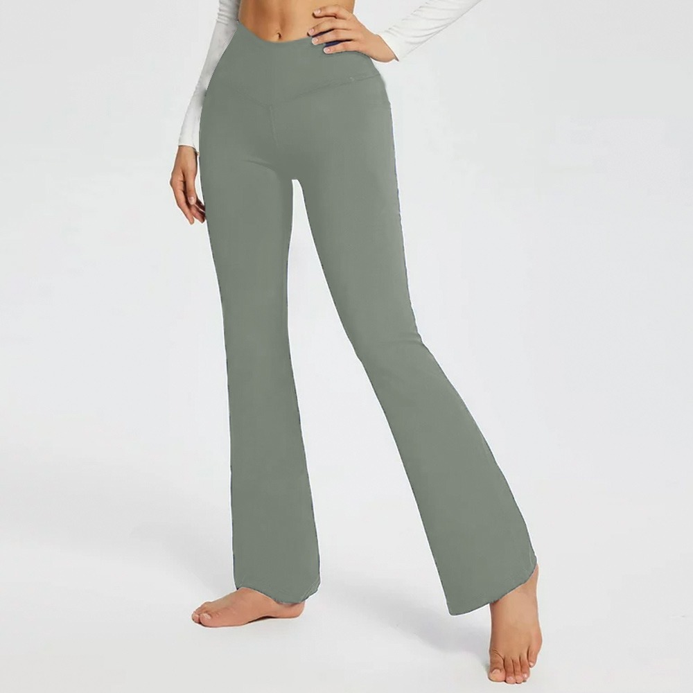 Women Bell Bottom Jeans For Ladies High Waisted Flare Baggy Jeans Legging With Classic Wide Leg Pant / Palazzo Trouser / Flared Bottom/  Ripped Heavy Thick Stretch Stretchy Polyester Spandex Fabric 200 GSM Fabric Pants