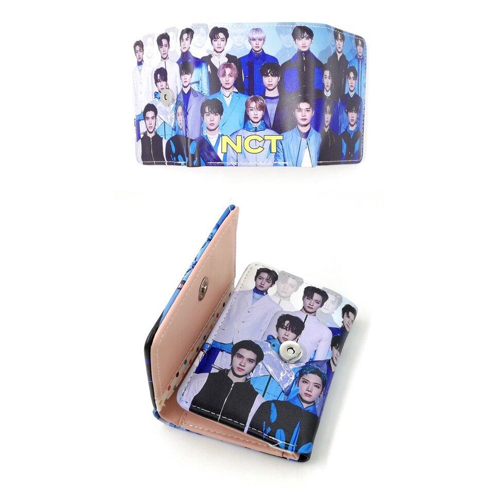 KPOP Wallet Purse 3 layer BTS STRAY KIDS ENHYPEN NCT TXT Dompet Perempuan Wallet Women. 