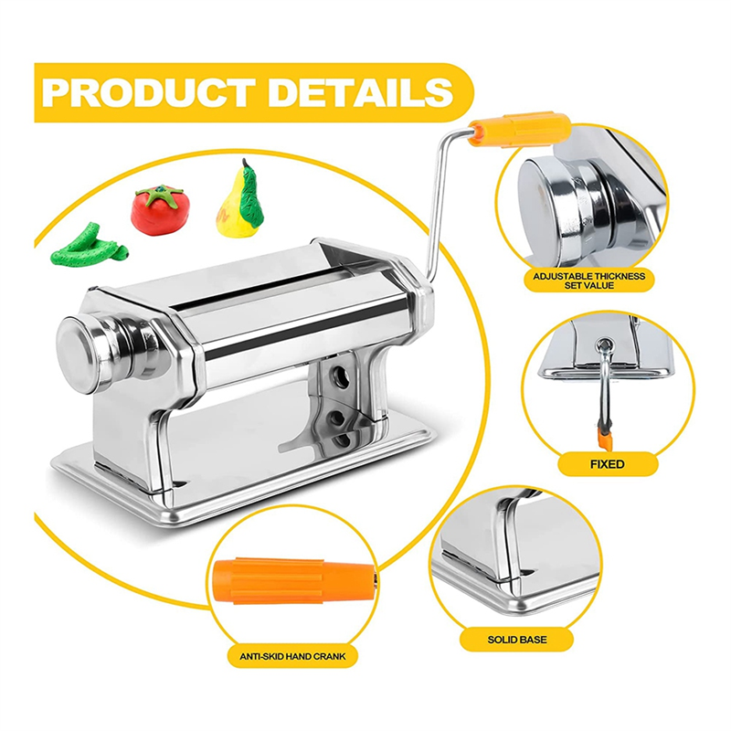 Polymer Clay Tools Stainless Steel Polymer Clay Extruder Manual for Kids Adults Clay Pottery Craft Making. 
