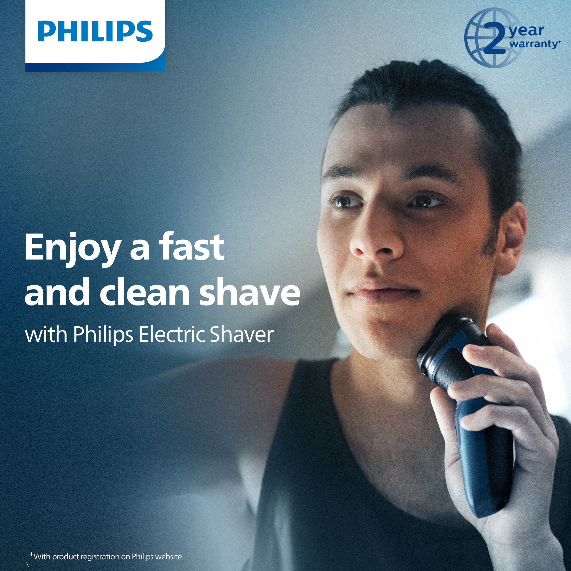 Philips Cordless Wet and Dry Electric Shaver for Men | 3D Floating Heads | 27 Self Sharpening Blades | 2 Year Warranty | S1151/03. 