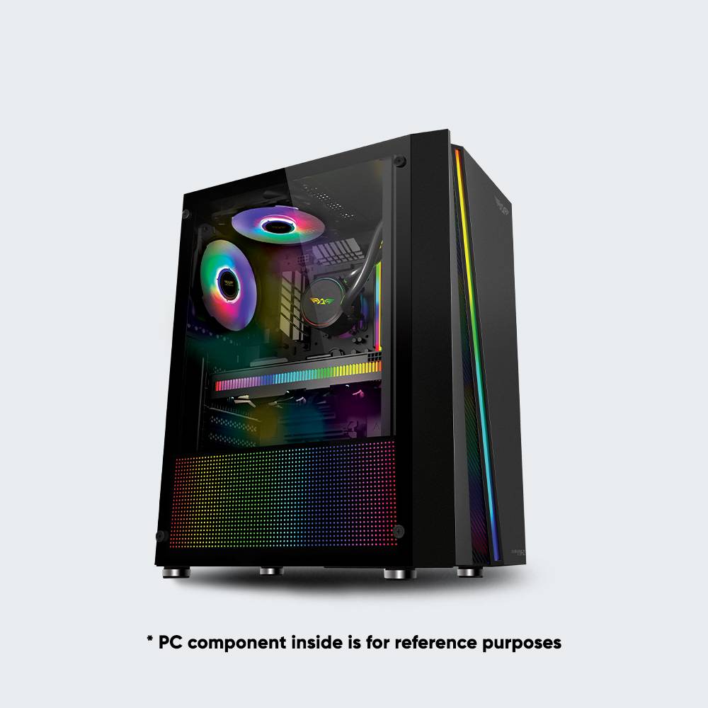 Armaggeddon-Kagami K2 Excellent ATX Gaming PC Casing with RGB Lightning Effect. 