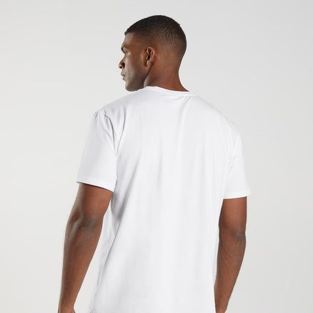 Gymshark DriFit Sports T shirt for men - White. 