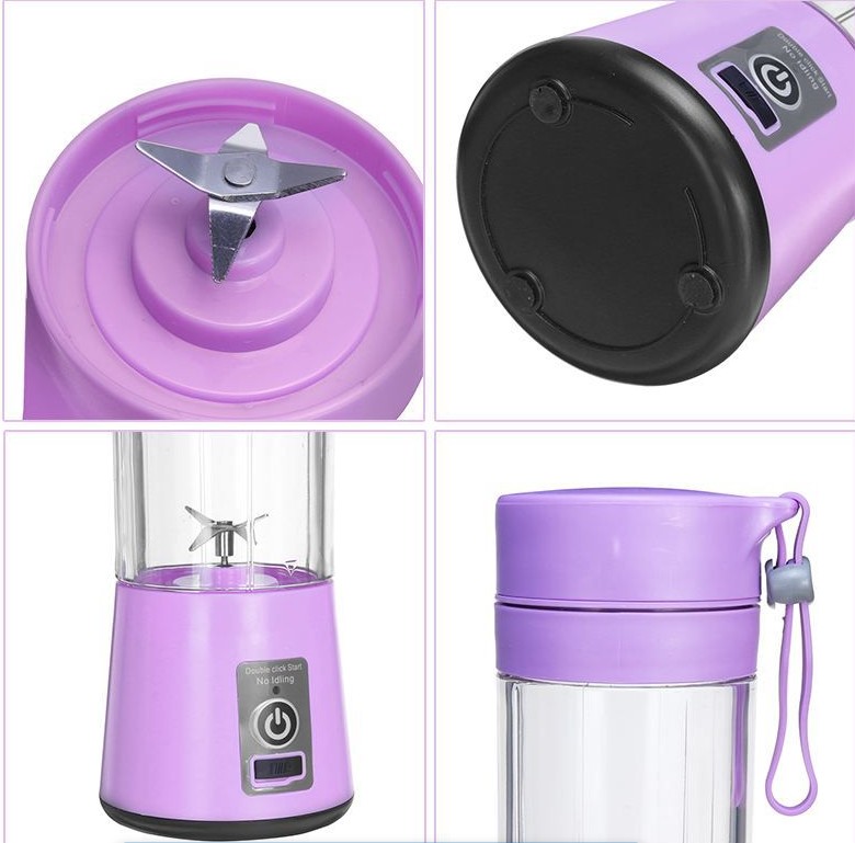 Protable and Rechargeable Battery Juice Blender HM-03. 