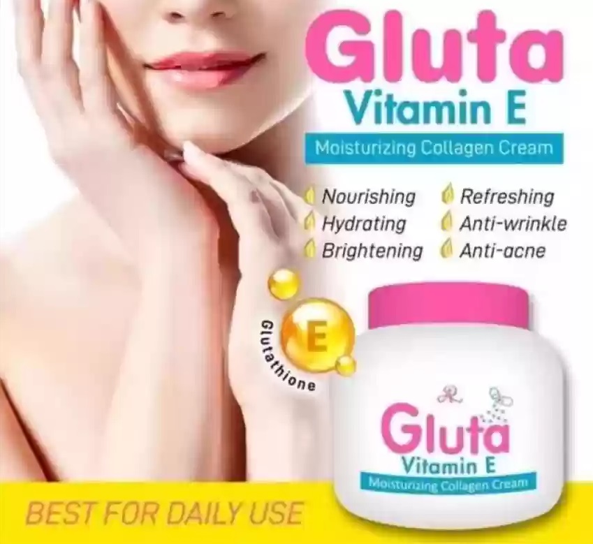 Gluta Vitamin E Moisturizing (gvmc) Collagen Cream 200ml. 