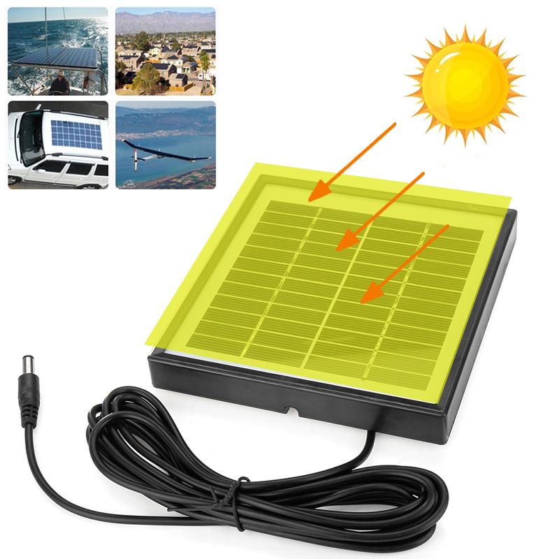 5W 12V Solar Panel With 3m Cable Solar Energy Solar Power Panel Polysilicon. 