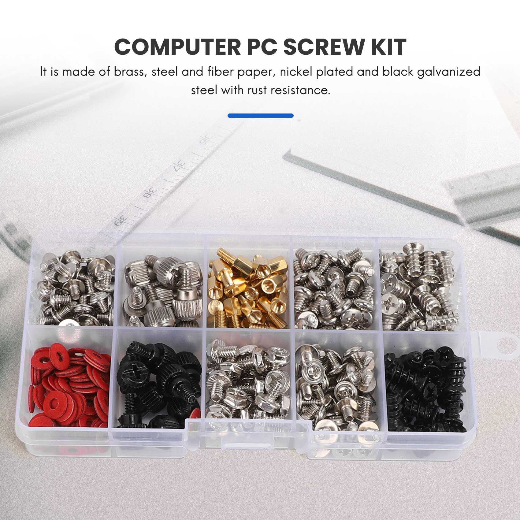 360PCS Personal Computer Screw,Pc Case Screws,Motherboard Standoffs for Hard Drive Pc Case Motherboard Fan Power Graphic. 
