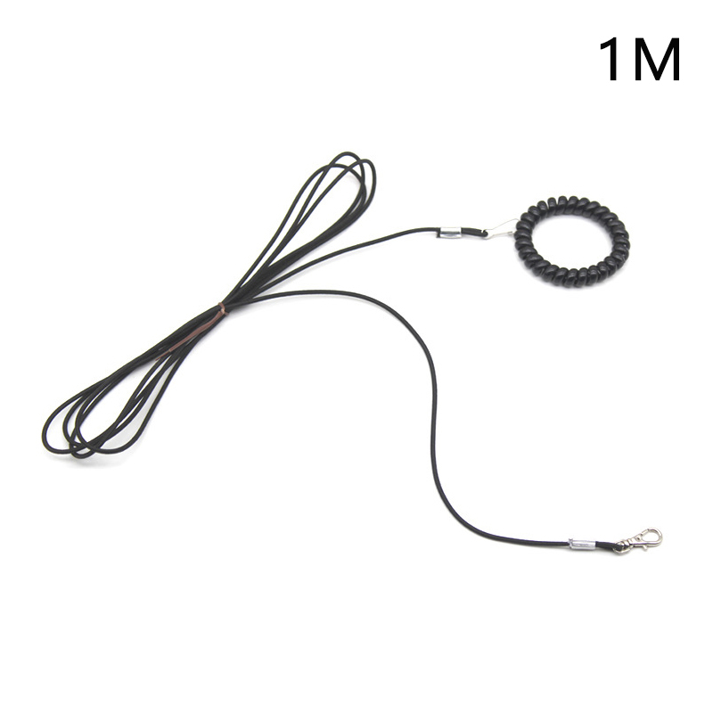 1 PC Multiple Length Options Ultralight Parrot Release Rope Bird Foot Chain Portable Not Hurt Feet Bird Training Rope Bird Outdoor Flying Rope Tool Alloy Foot Ring Pet Bird Harness Pigeon Strap