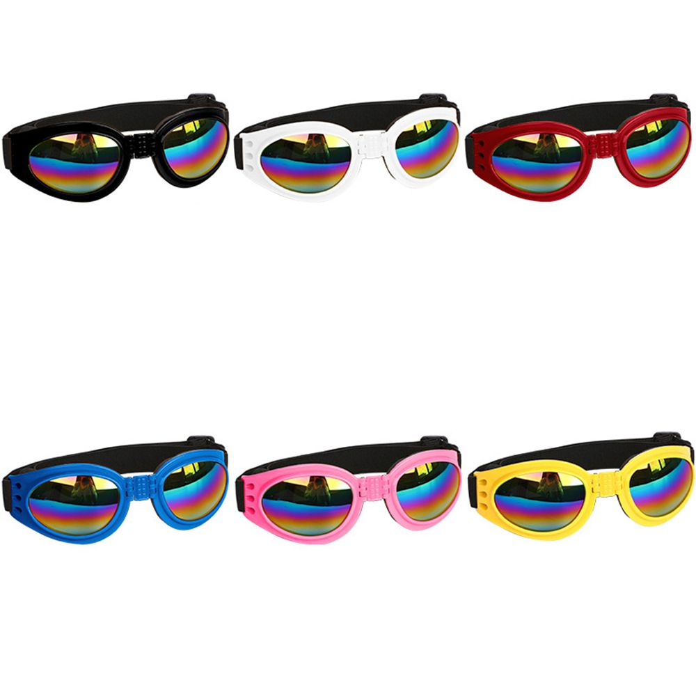 SHUSHAB Puppy Pet Eyewear Foldable Windproof UV Protection Pet Supplies Dog Protection Goggles Sunglasses. 
