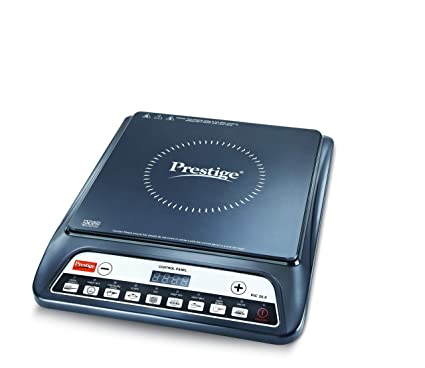 Prestige Induction Cooker Indian PIC 20 1600 Watt Induction Cooktop with Push button (Black). 