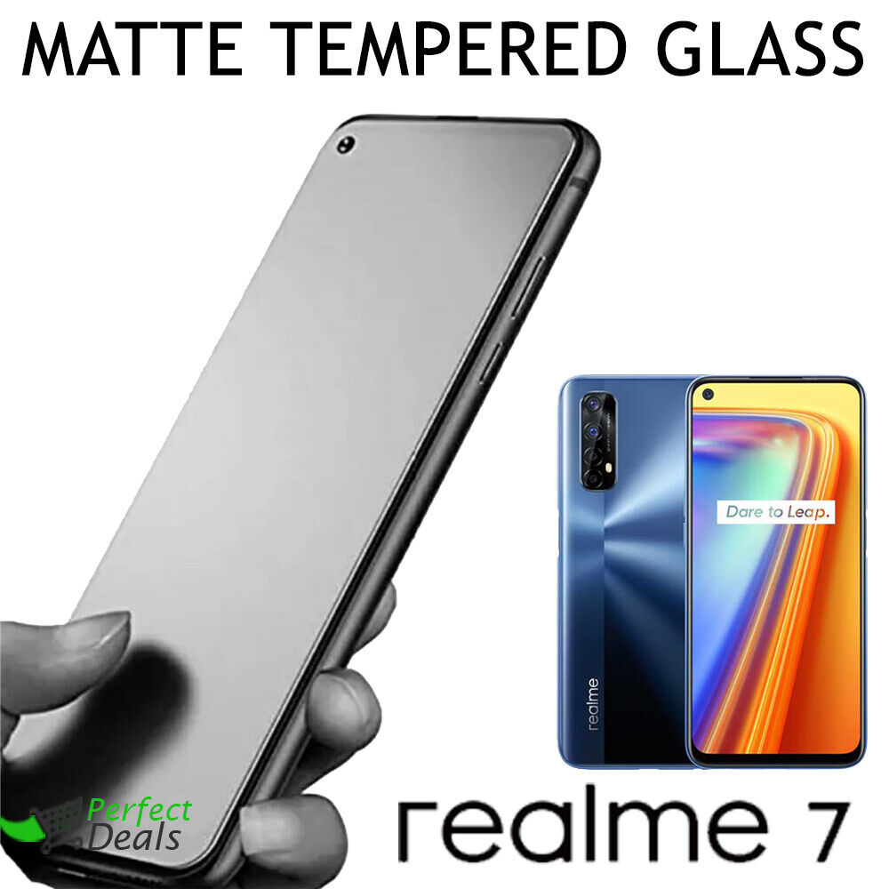 realme 7 matt tempered glass