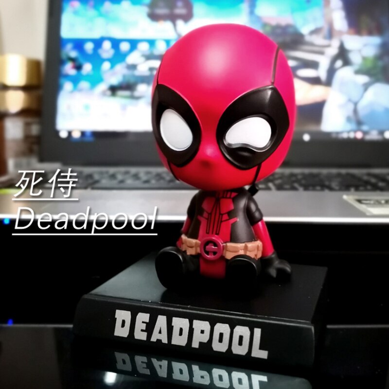 【Alizeker Mall】Superman Spider-Man The Hulk Thanos car accessories shake head hand model car interior accessories car ornament to. 