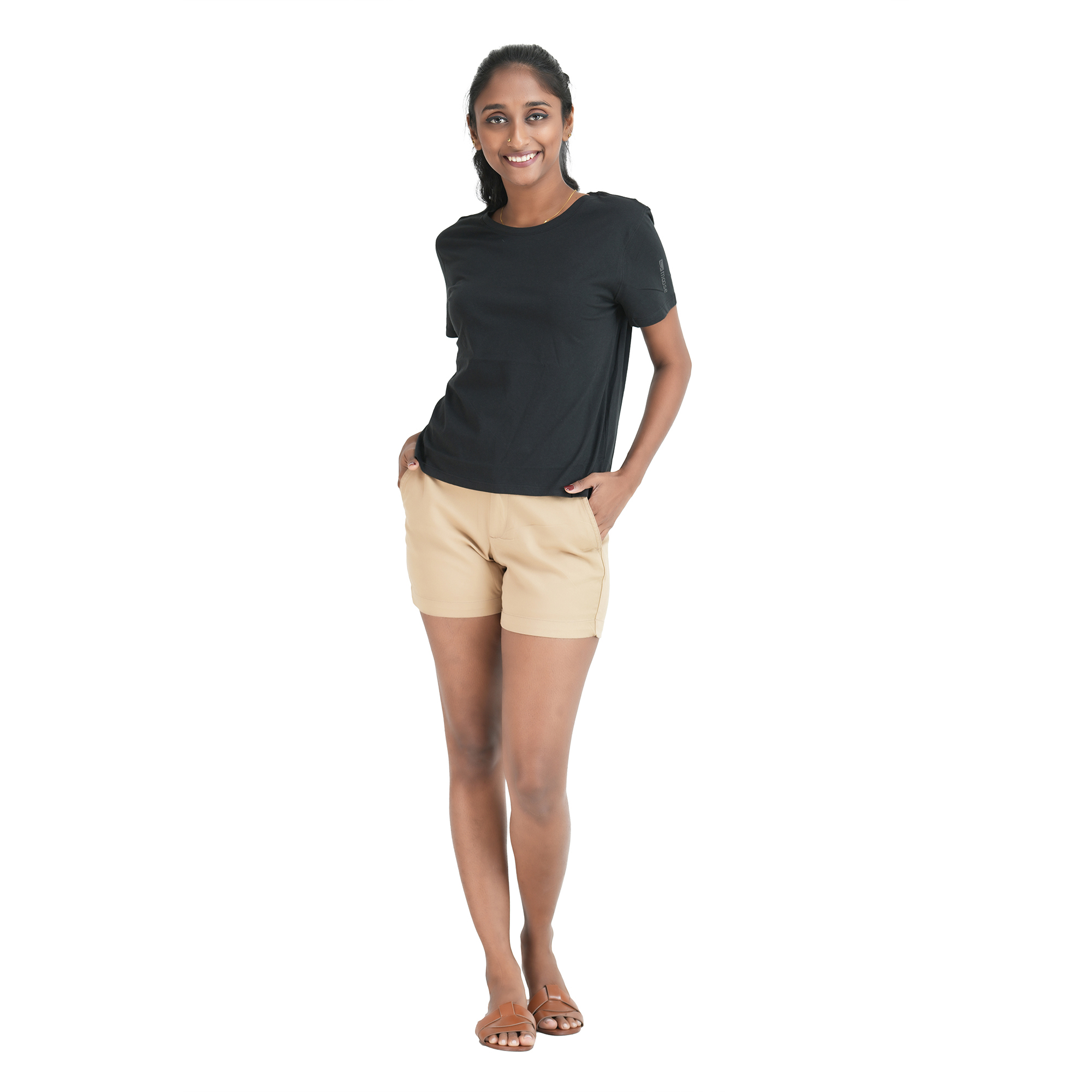 Women’s Crew Neck T-Shirt – Black. 