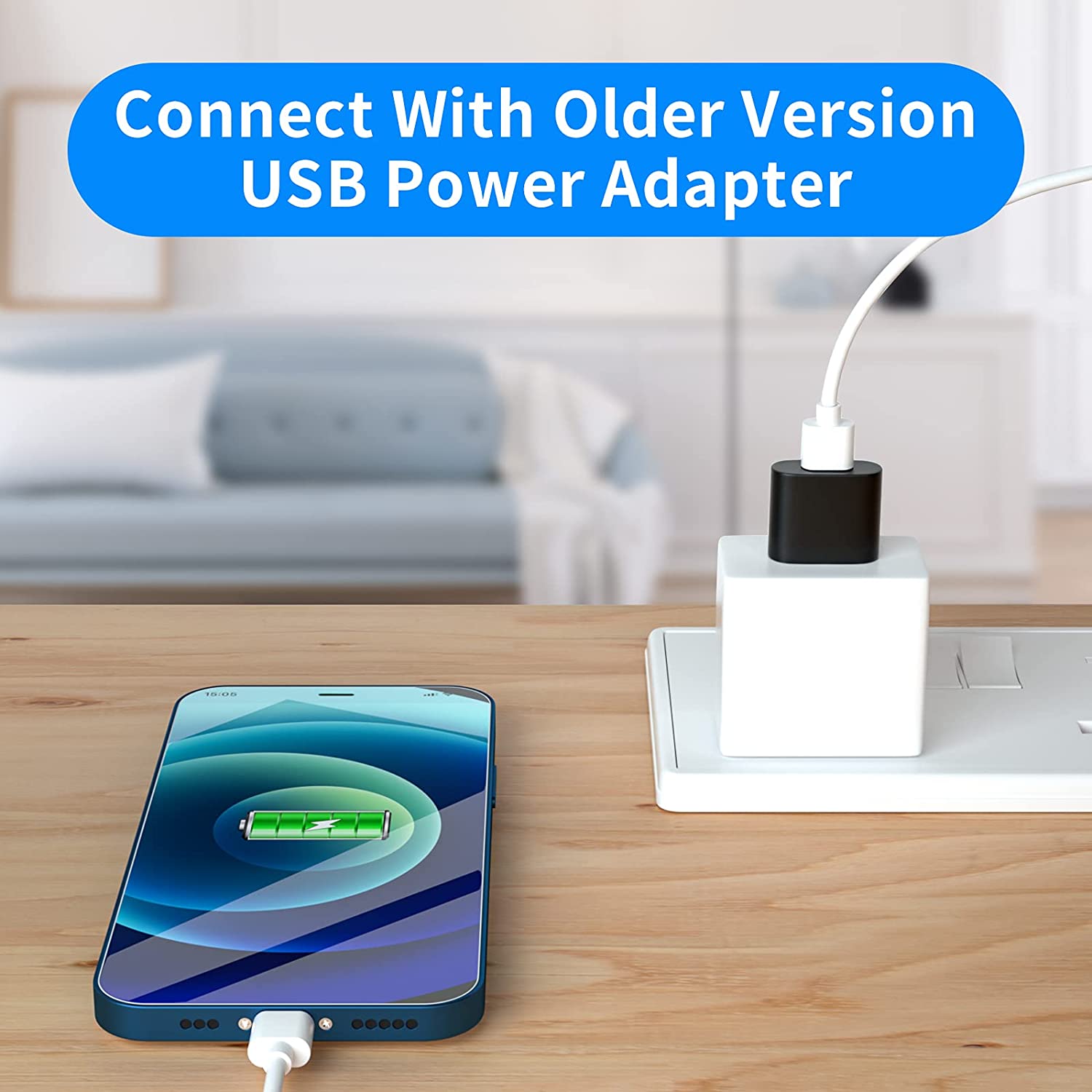 USB-C to USB 3.0 Adapter Converter Type-C Female to USB-A Male Support Data Transfer and Fast Charging for Devices. 