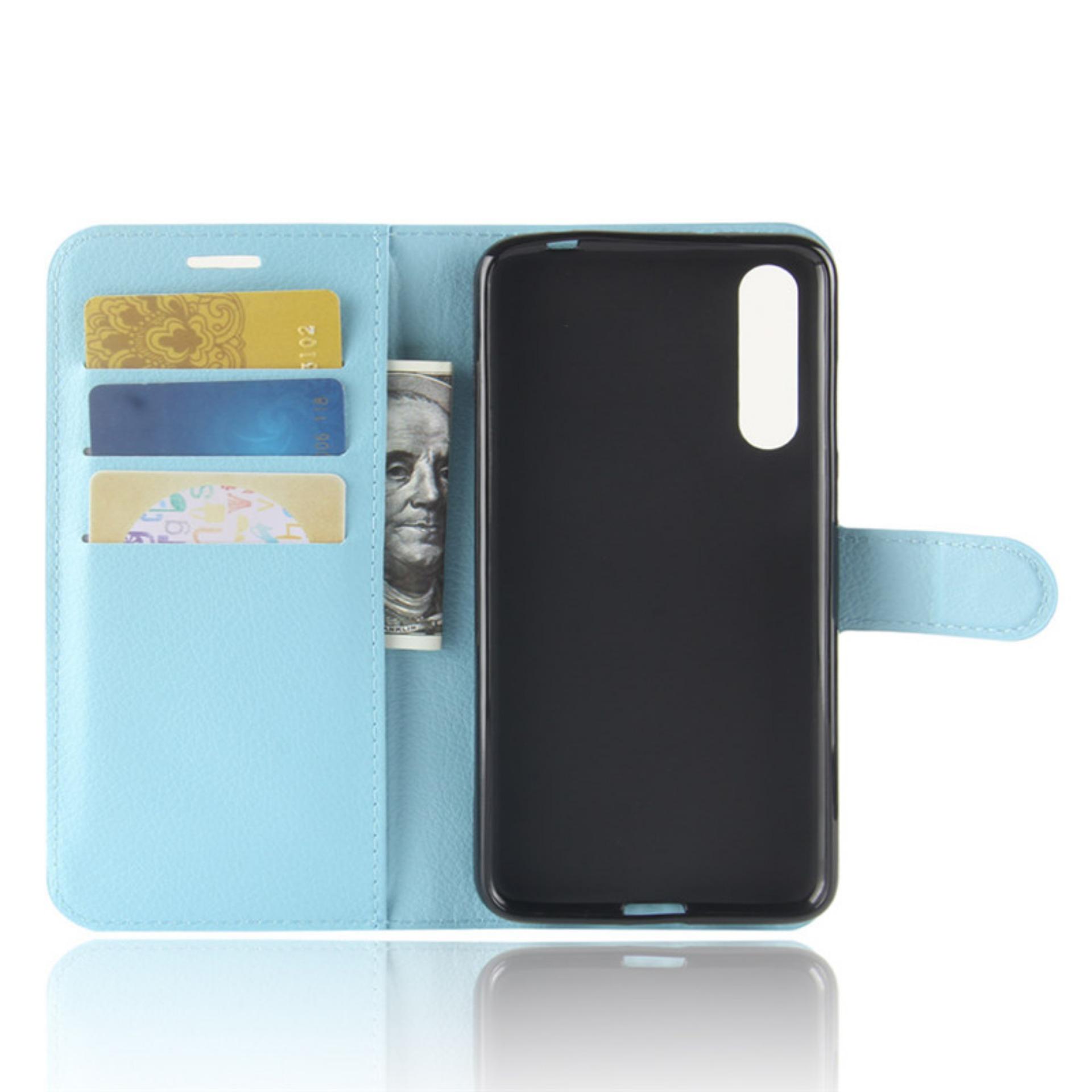 For Huawei P20 Pro  Premium Leather Flip Cover Wallet Phone Case. 