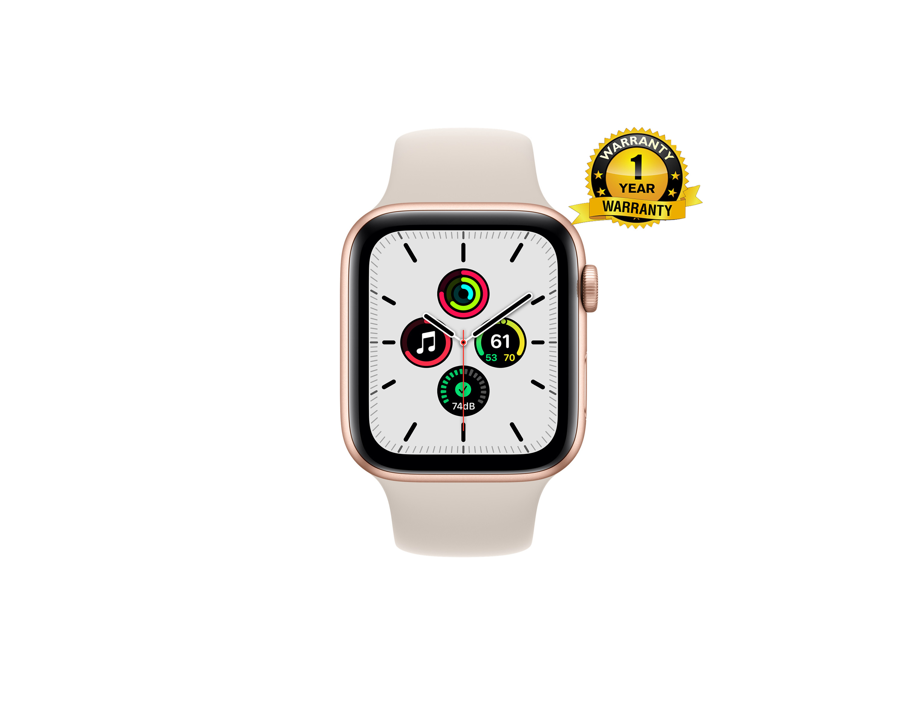 ホワイトブラウン 【美品】APPLE WATCH5 44 BKSB140-220 201909 - 通販