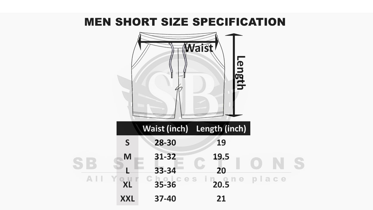 Men Casual Short - Cotton Premium Look & Feel (mention price for 1 pcs). 