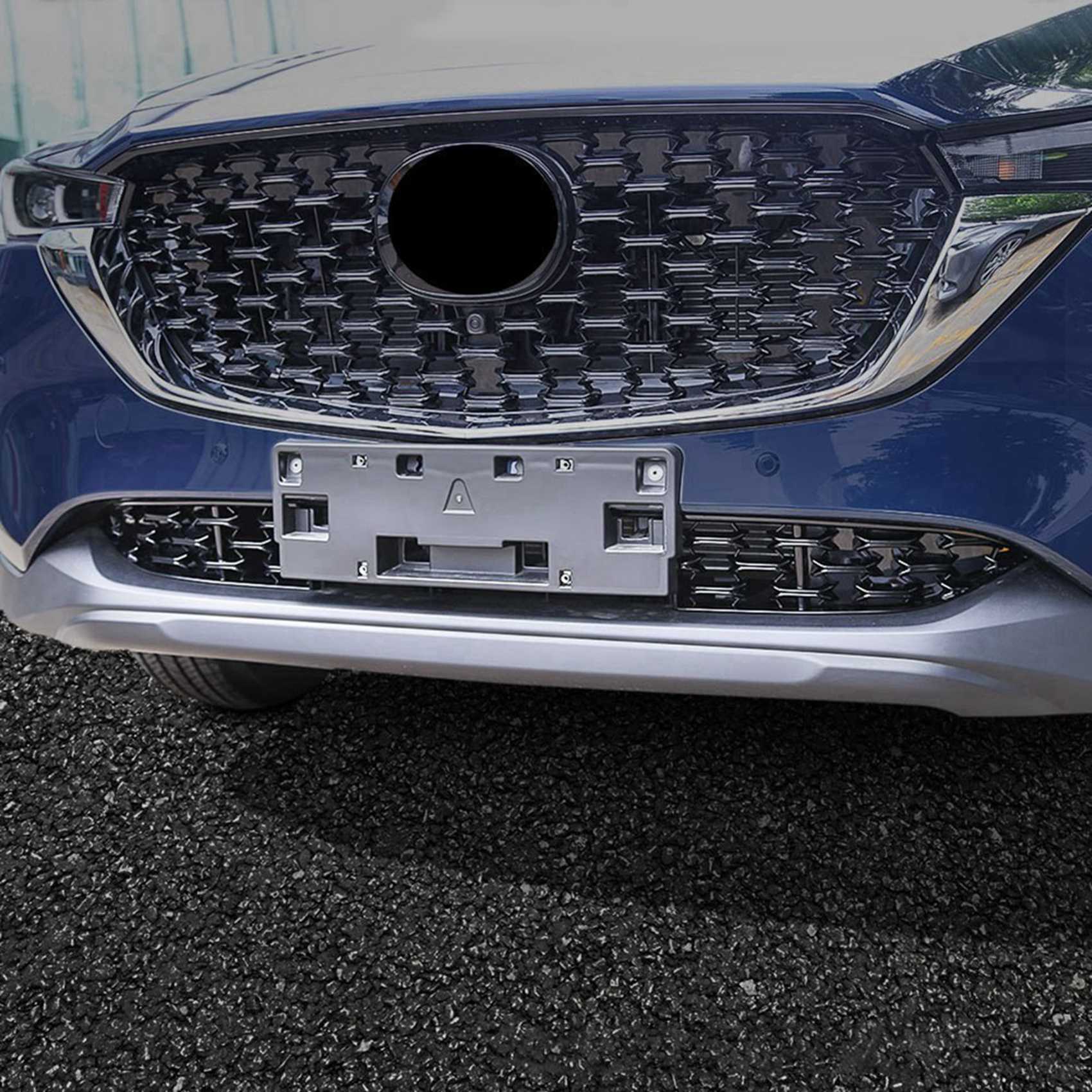 4x Car Front Lower Bumper Grill Grille Moulding Cover for Mazda CX5 CX-5 2022+ Front Bottom Middle Net Decoration B. 