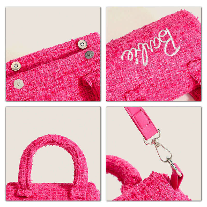 New LS Womens Small Fragrance Premium Feeling Cylindrical Handbags Pillow Shape Fashion Single Shoulder Bag Casual Cross Wear Bags. 