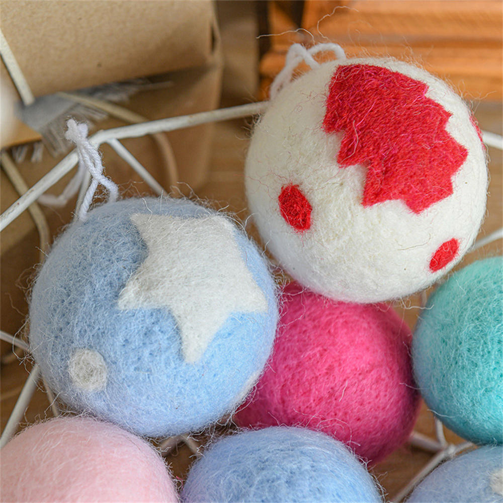 Christmas Wool Felt Balls Christmas Tree Decor Christmas Ornament Supplies Christmas Tree Decoration Christmas Ornaments Christmas Decorations. 