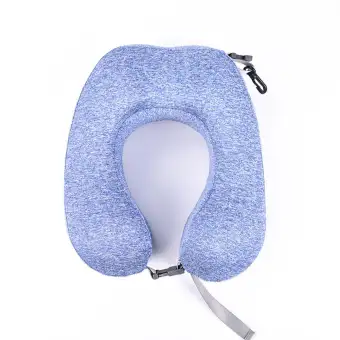 Comfortable Memory Foam Neck Head Chin Support Travel Pillow For