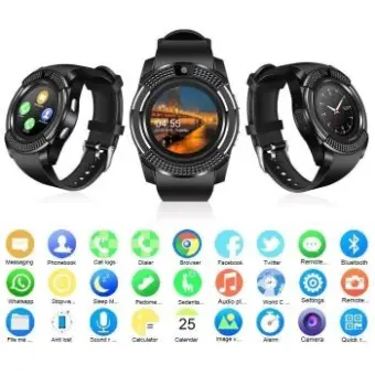 smart watch phone v8