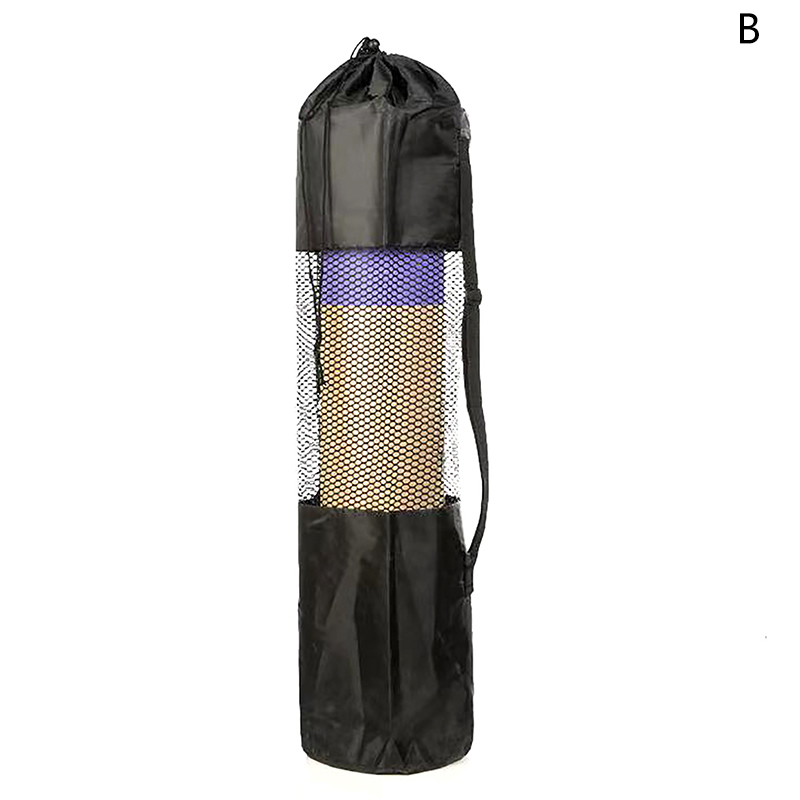 Yoga Mat Mesh Bag Thickened Oxford Cloth Pocket Yoga Mat Mesh Bag Backpack Convenient Mesh Yoga Mat Storage Bag Moyao. 