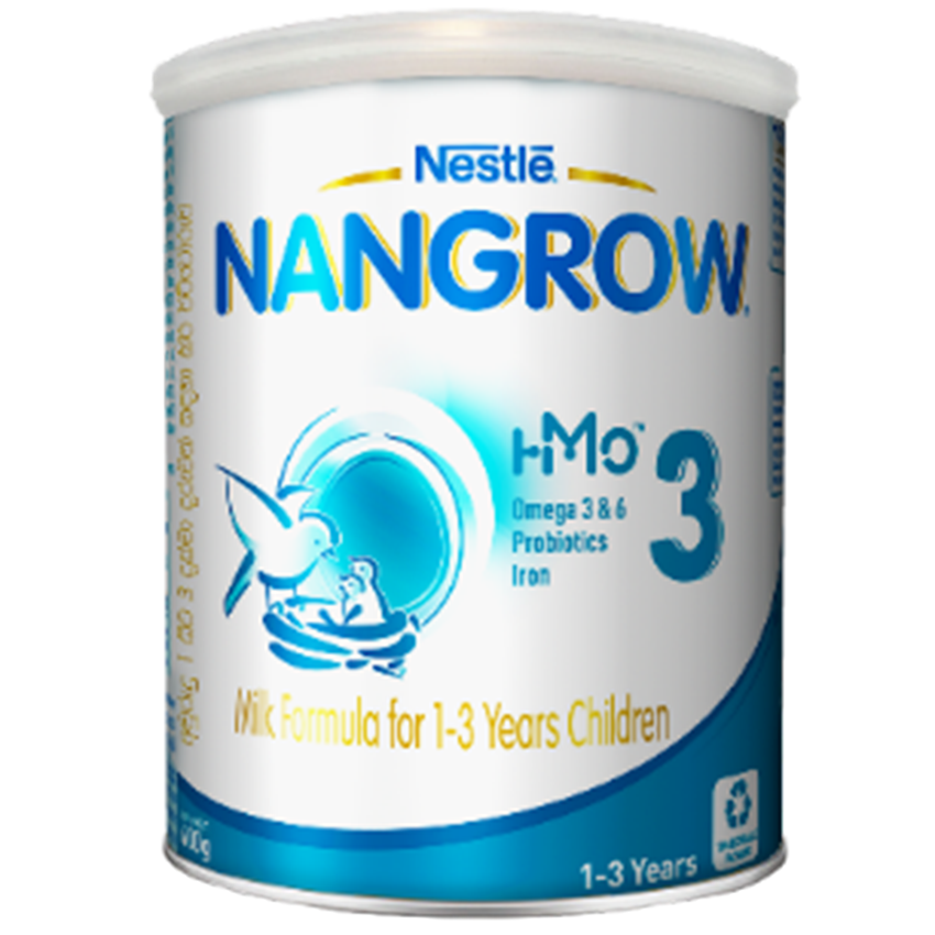 Nestle NANGROW 3 HMO Milk Formula for 1 to 3 years Children, 400g Tin