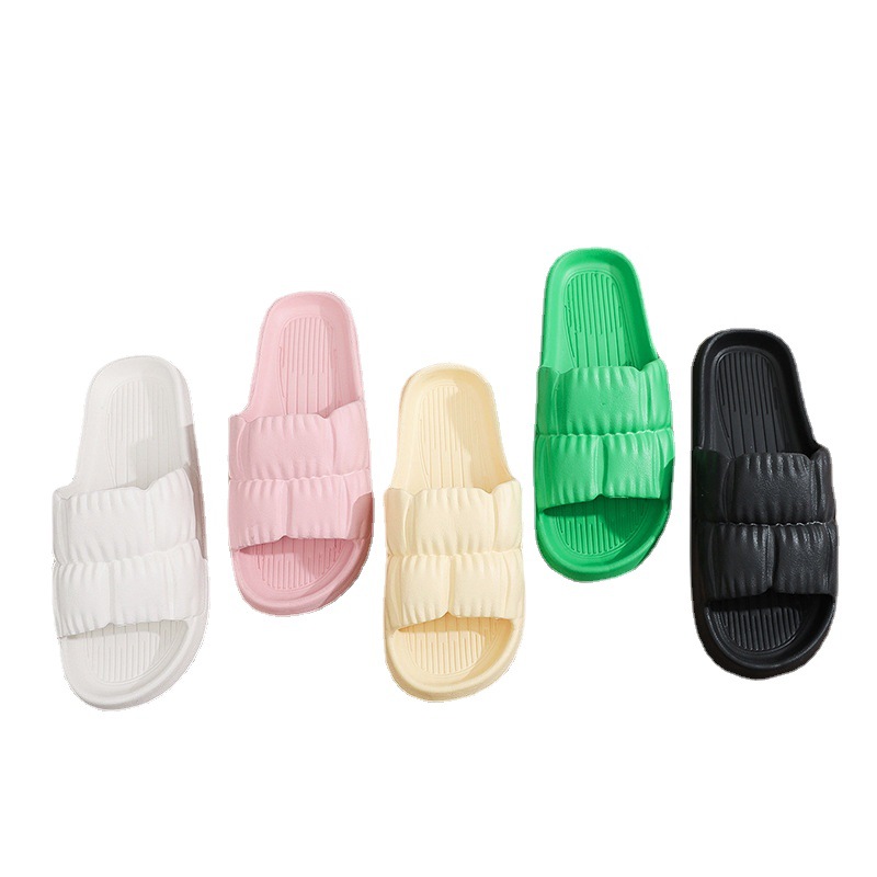 【WEJA】New Women Soft Sole Cloud Slippers Thick Platform Indoor Outdoor Beach Sandals Summer EVA Non Slip Flip Flops. 