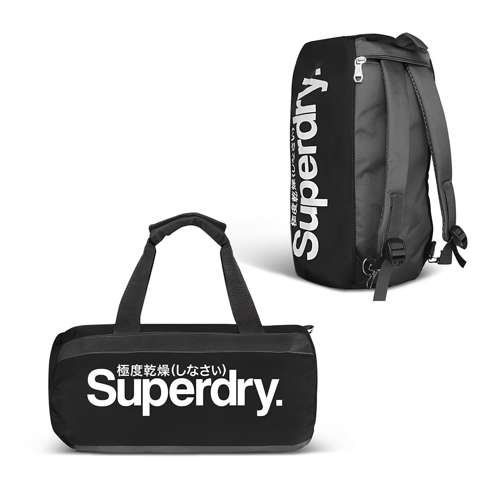 2 in 1  Gym Duffle Bag Waterproof Sports Duffel Bags Travel Weekender Bag for Men Women Overnight Bag with Shoes Compartment Black. 