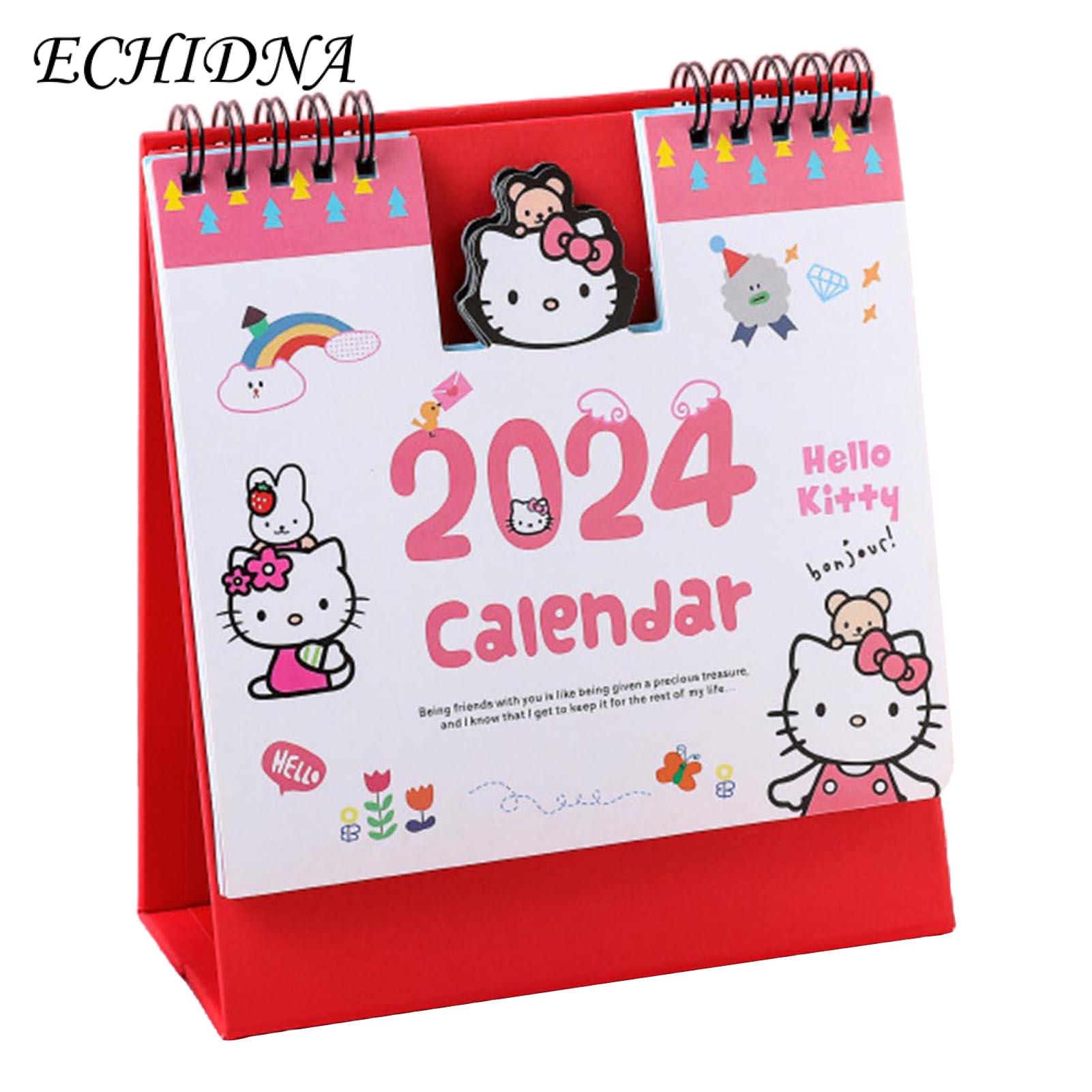 Desktop Calendar Adorable Cartoon Animal Desk Calendar 2023-2024 Monthly Planner for Southeast Asian Buyers 2024 Desk Calendar. 