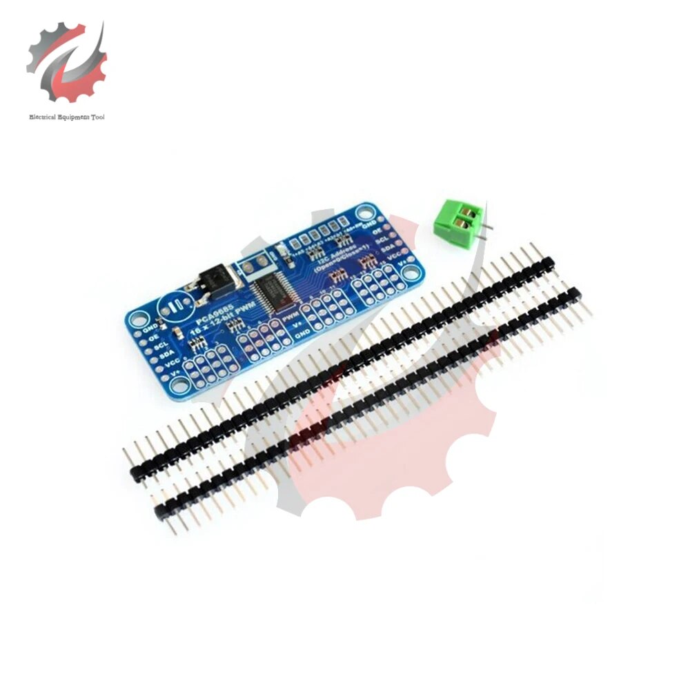 PCA9685 16 Channel 12-Bit PWM Servo Motor Driver IIC Module for Arduino ...