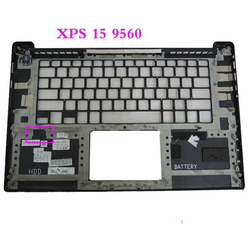 New Palmrest For Dell XPS 15 9550 9560 Precision 5520 M5510 P56F Palmrest Upper Top Case C Shell Black 0Y2F9N /0D6CWH/0JK1FY. 