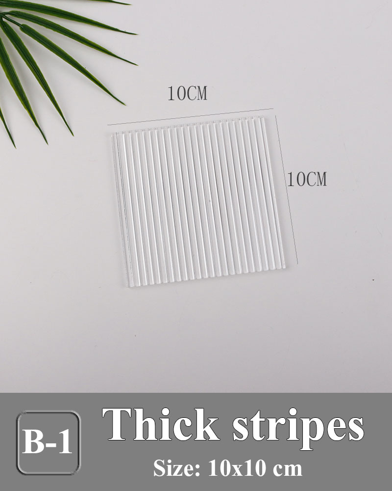 Acrylic Photography Transparent Texture Water Sheet Shooting