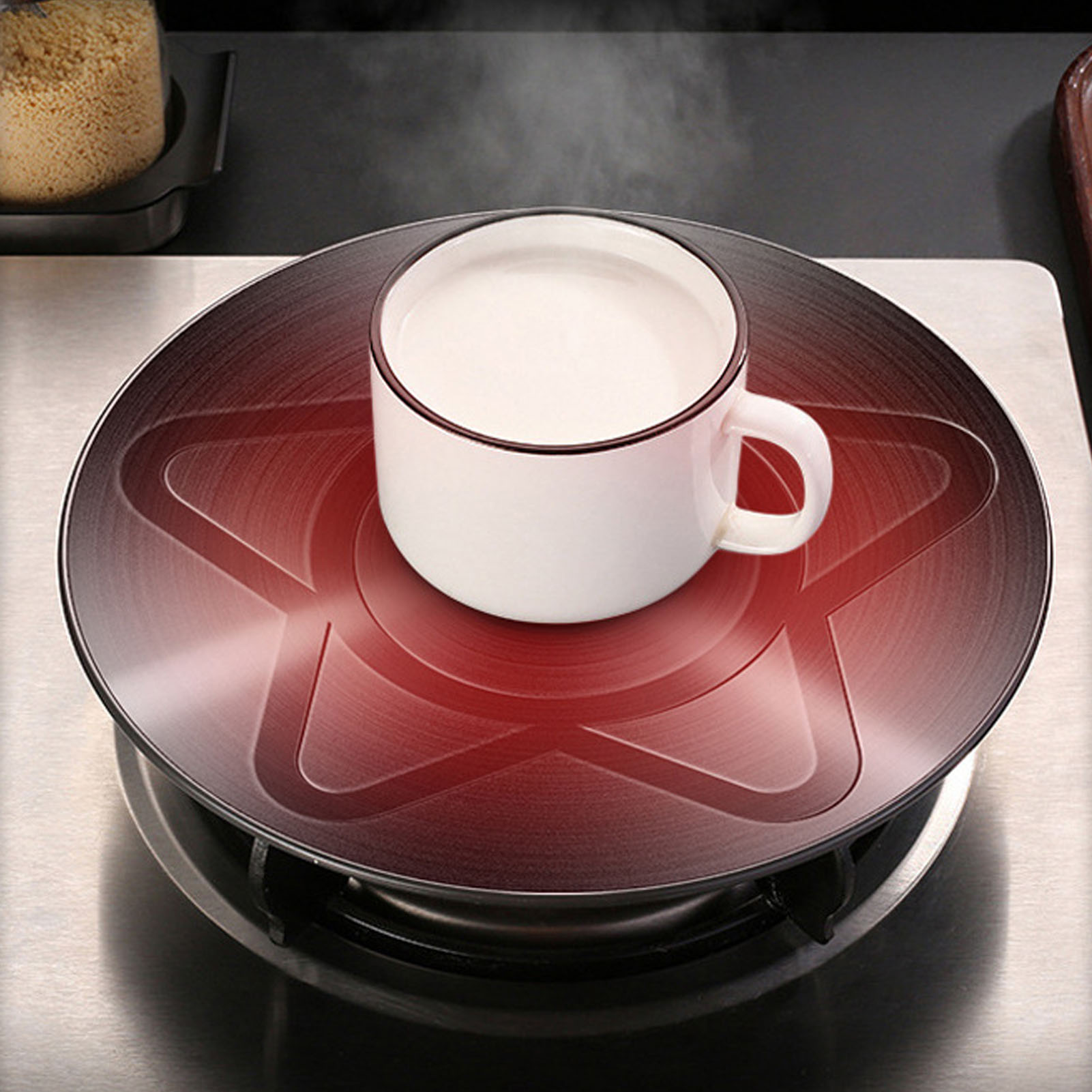 Heat Diffuser Heat Conducting Plate Withstand High Temperatures Good Thermal Conductivity 23.5cm Diameter for Gas Cooker. 