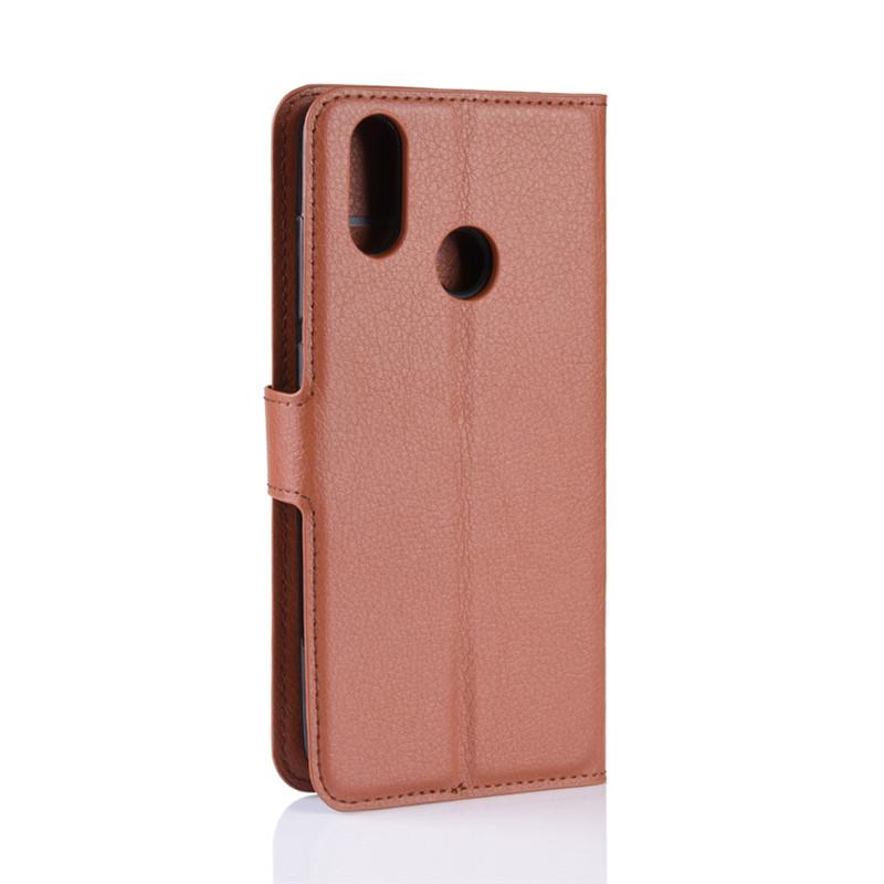 For Cubot X19  Premium Leather Flip Cover Wallet Phone Case. 