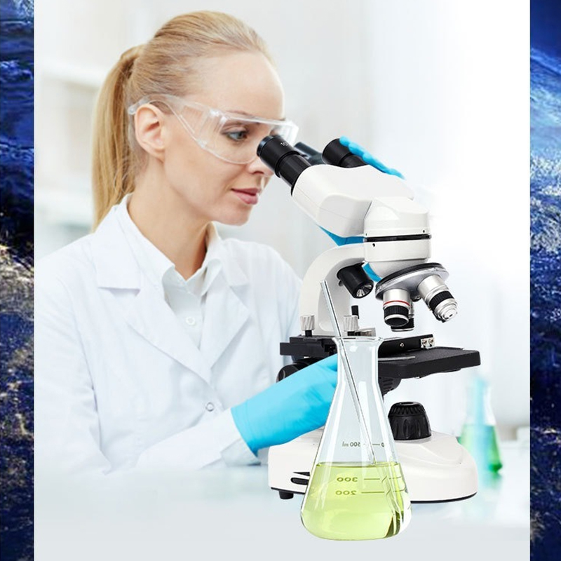 Binocular 30000 Times Children Elementary School Students College Biological Science Laboratory Special HD Microscope Factory Direct Sales. 