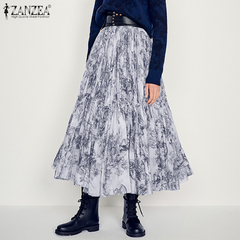 long floral skirt 4xl