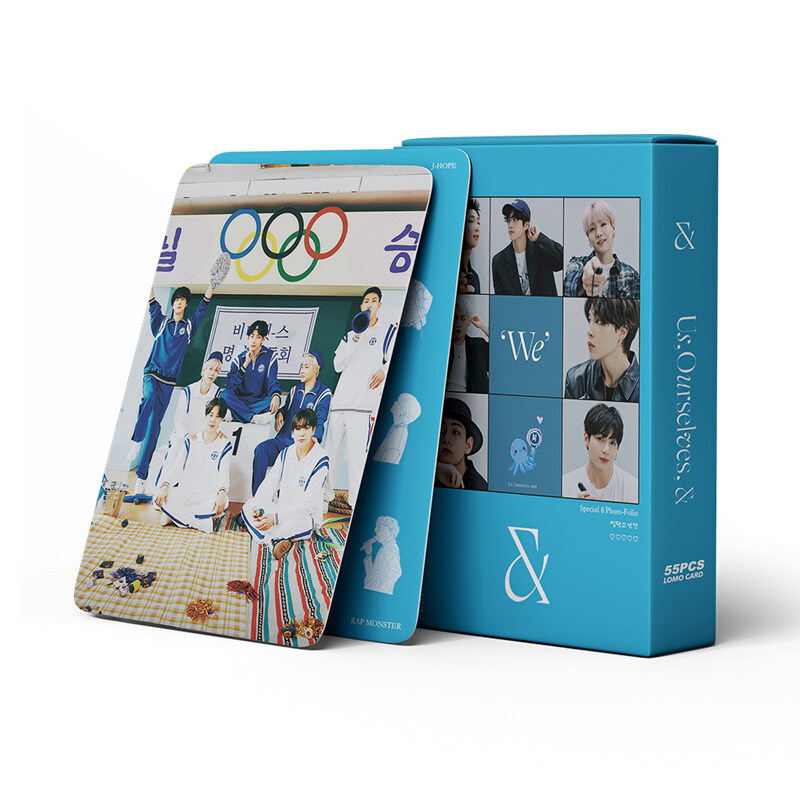 BTS Kpop Lomo Sticker Cards 30 Pcs Us Ourselves & We Bangtan Boys Album Poster V Jimin Jin Jungkook Suga J-Hope RM