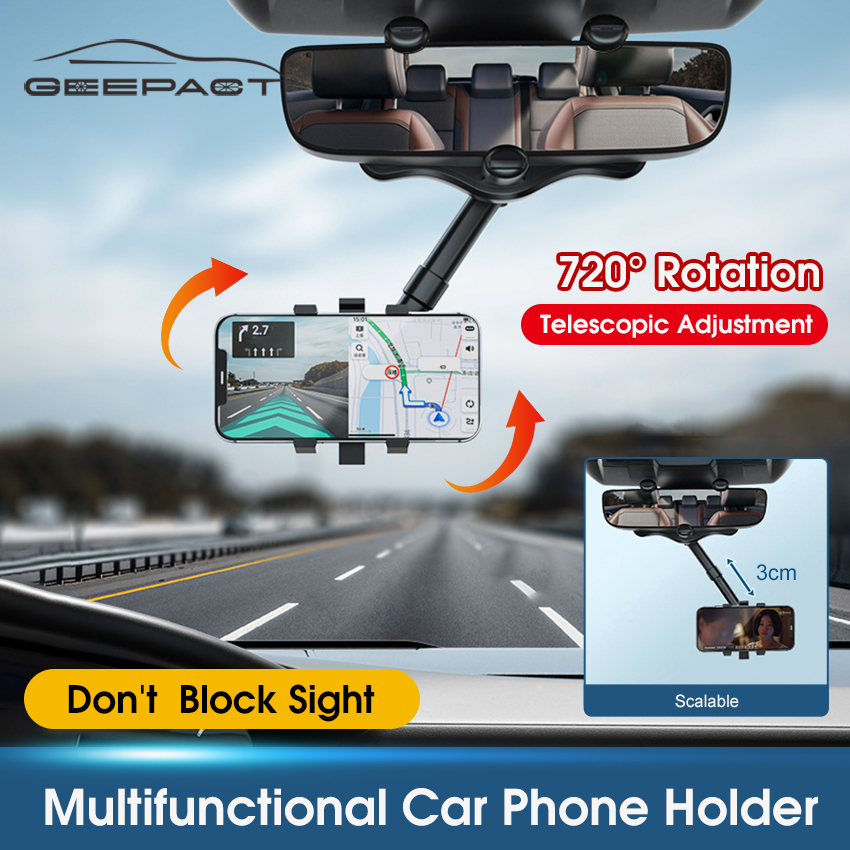 Geepact Car Phone Holder Multifunctional Car Sun Visor Phone Mount