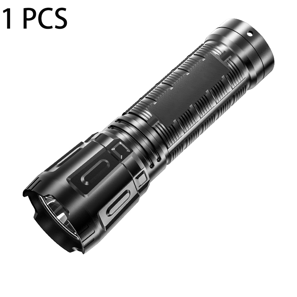 Portable Mini LED Flashlight USB Rechargeable Bright Torch ABS