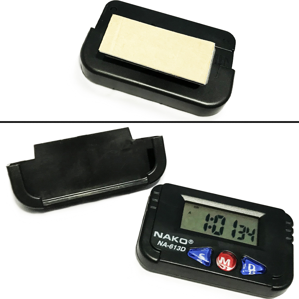 NAKO Digital Black Car Dashboard / Office Desk / Study Table Alarm